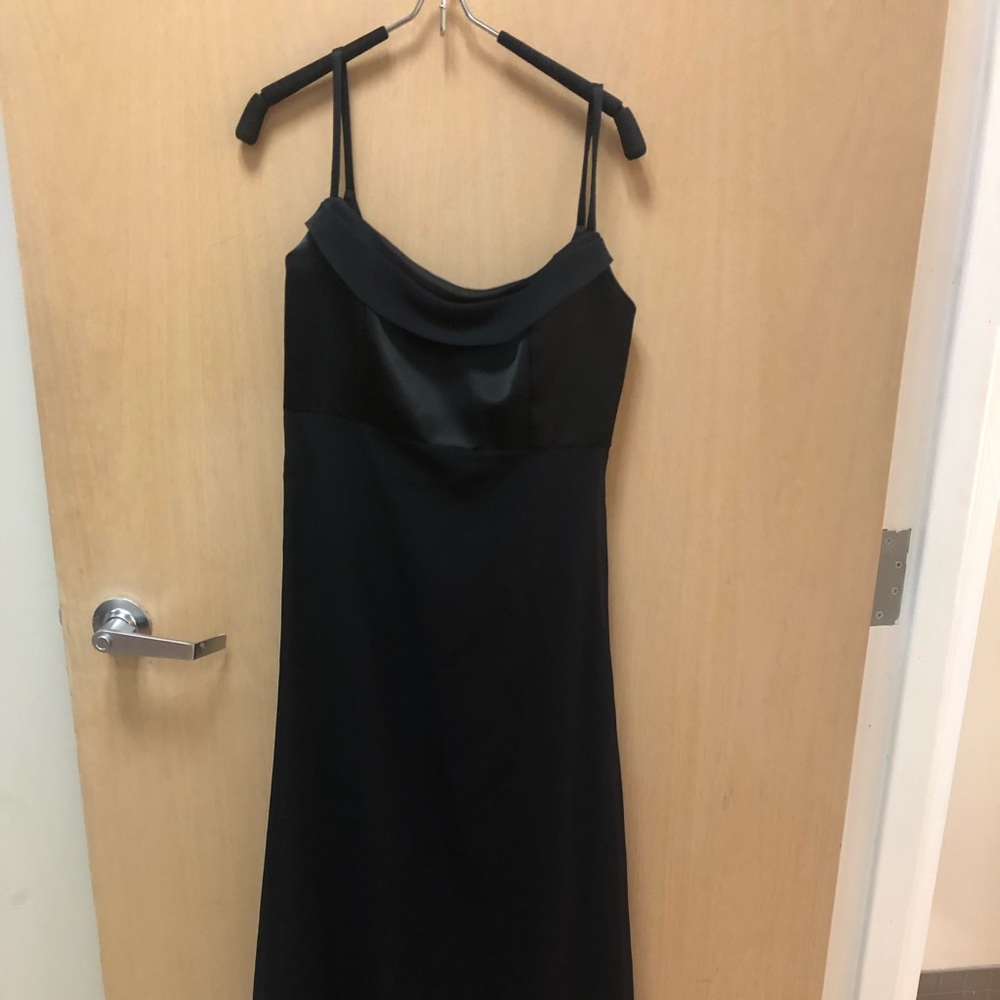 Black floor length dress
